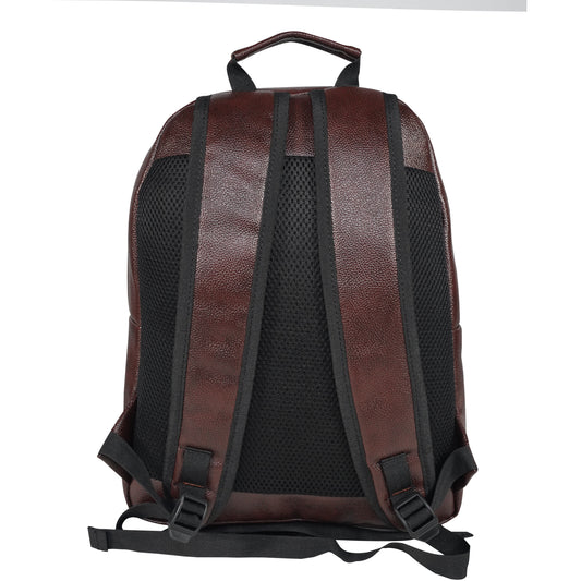 Mike Regent Leather Backpack - Brown