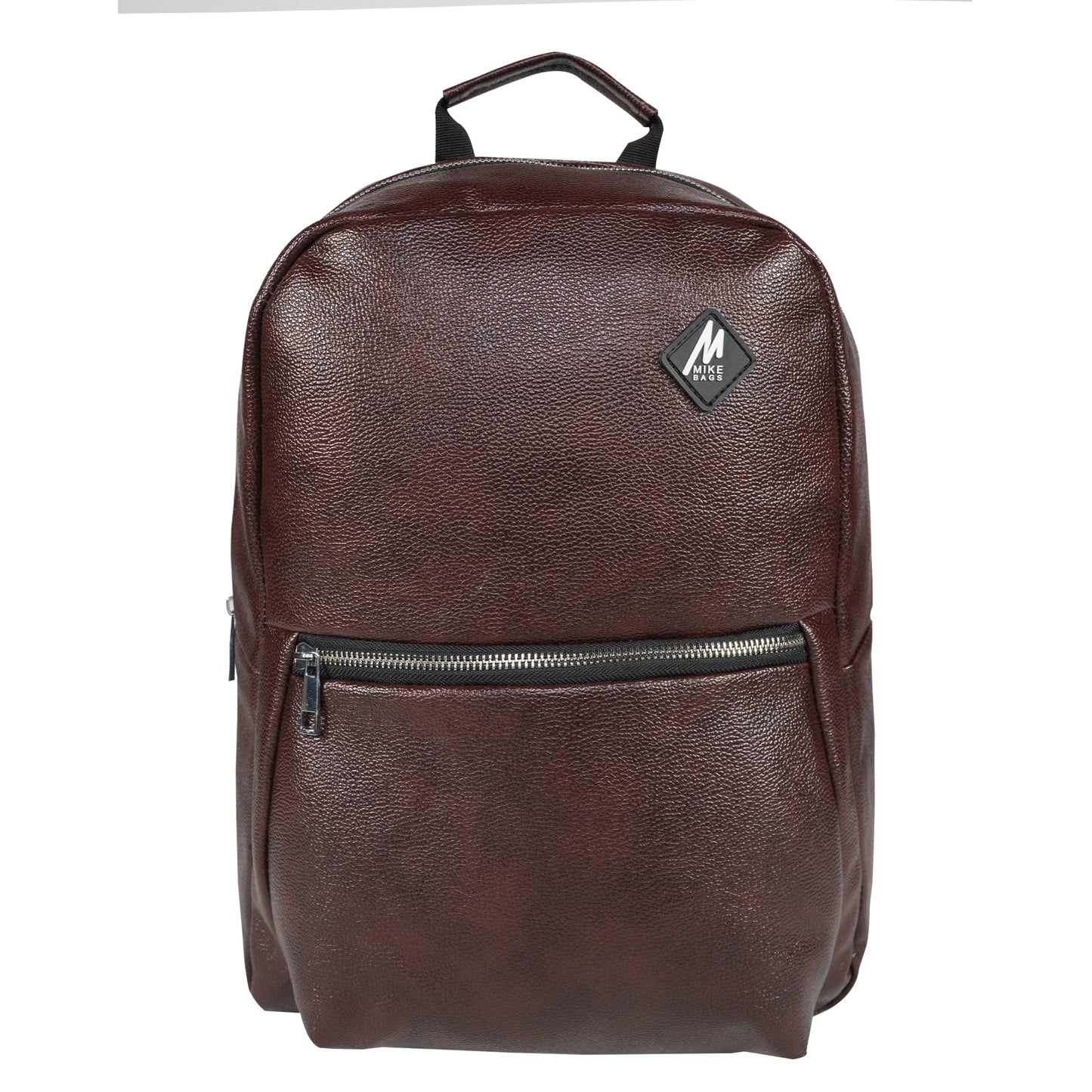 Mike Regent Leather Backpack - Brown