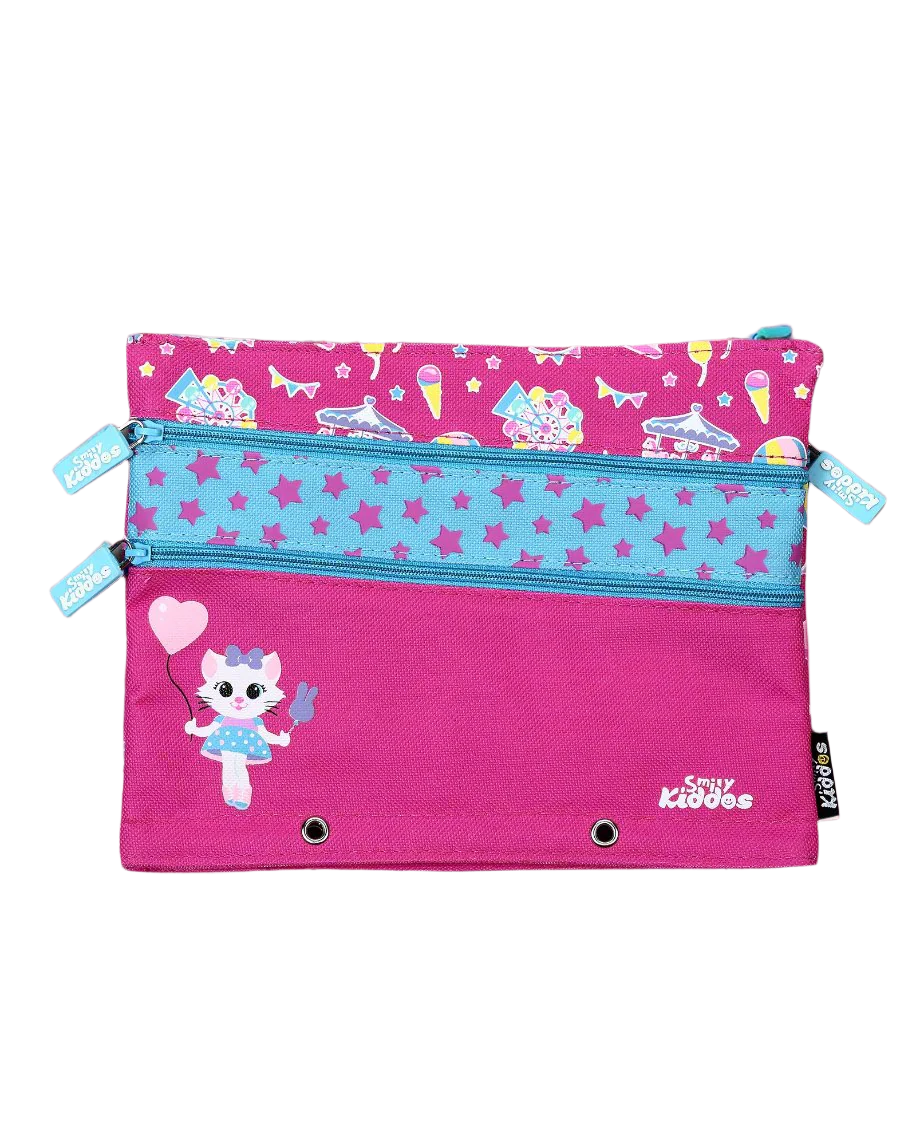 Smily Kiddos Fancy A5 Pencil Case pink