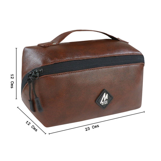 Mike Cosmetic Pouch - Brown