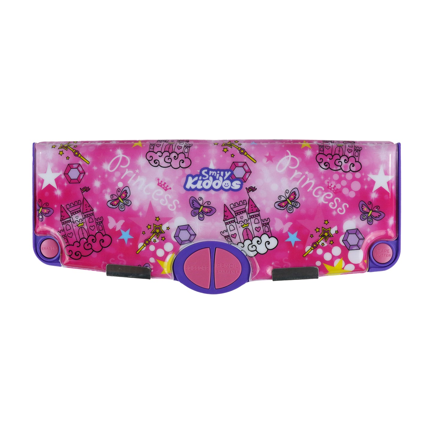 Smily Kiddos Pop Out Pencil box Princess Theme - Pink