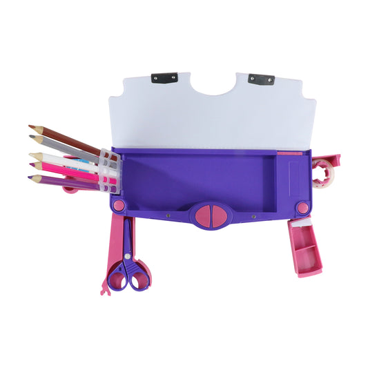 Smily Kiddos Pop Out Pencil box Princess Theme - Pink