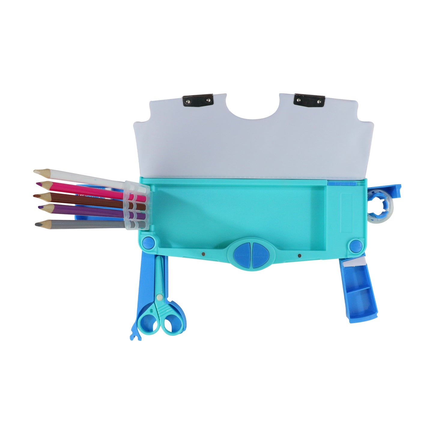 Smily Kiddos Pop Out Pencil box Mermaid Theme - Blue
