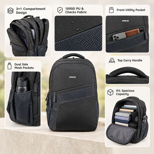 Mike 41L Challenger Backpack - Grey