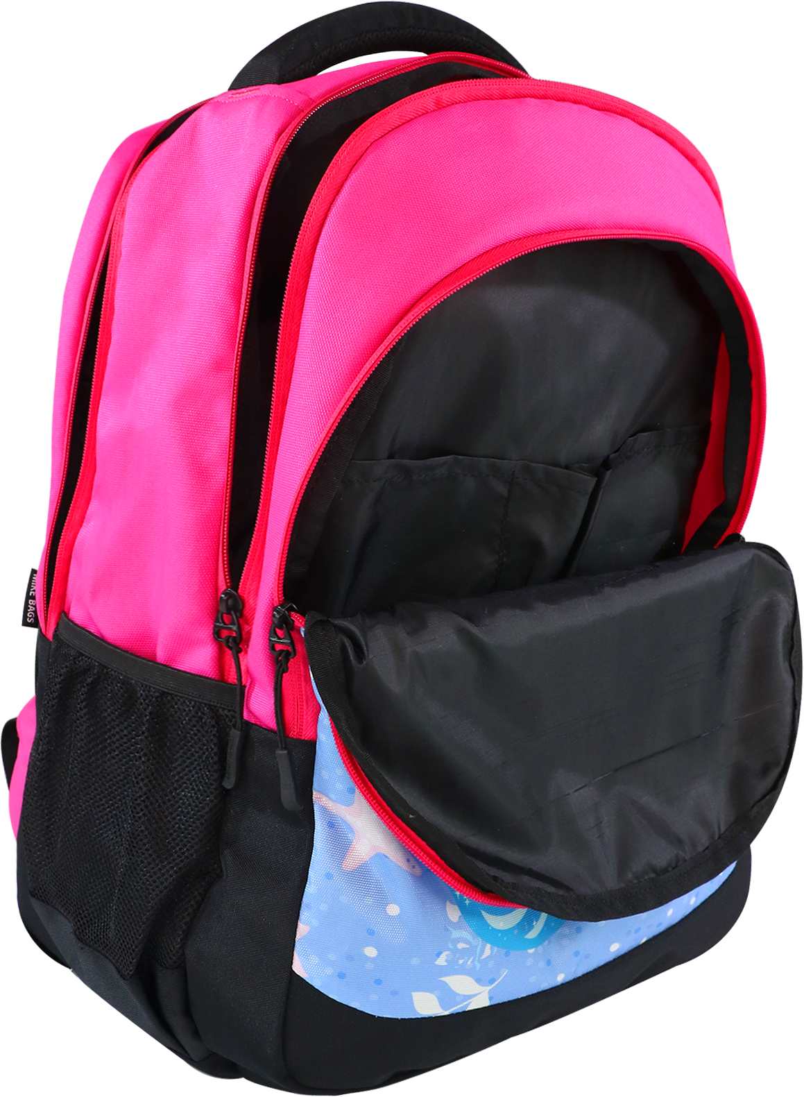 Mike Junior Backpack Mermaid Theme - Dark Pink