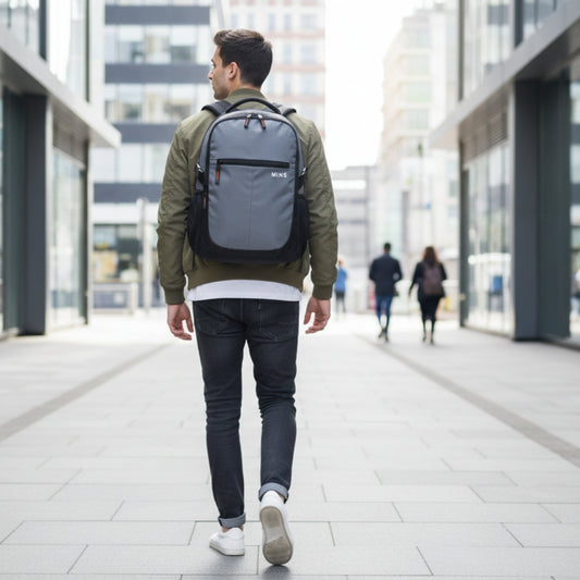 Mike Pro Vault Backpack - Black & Grey