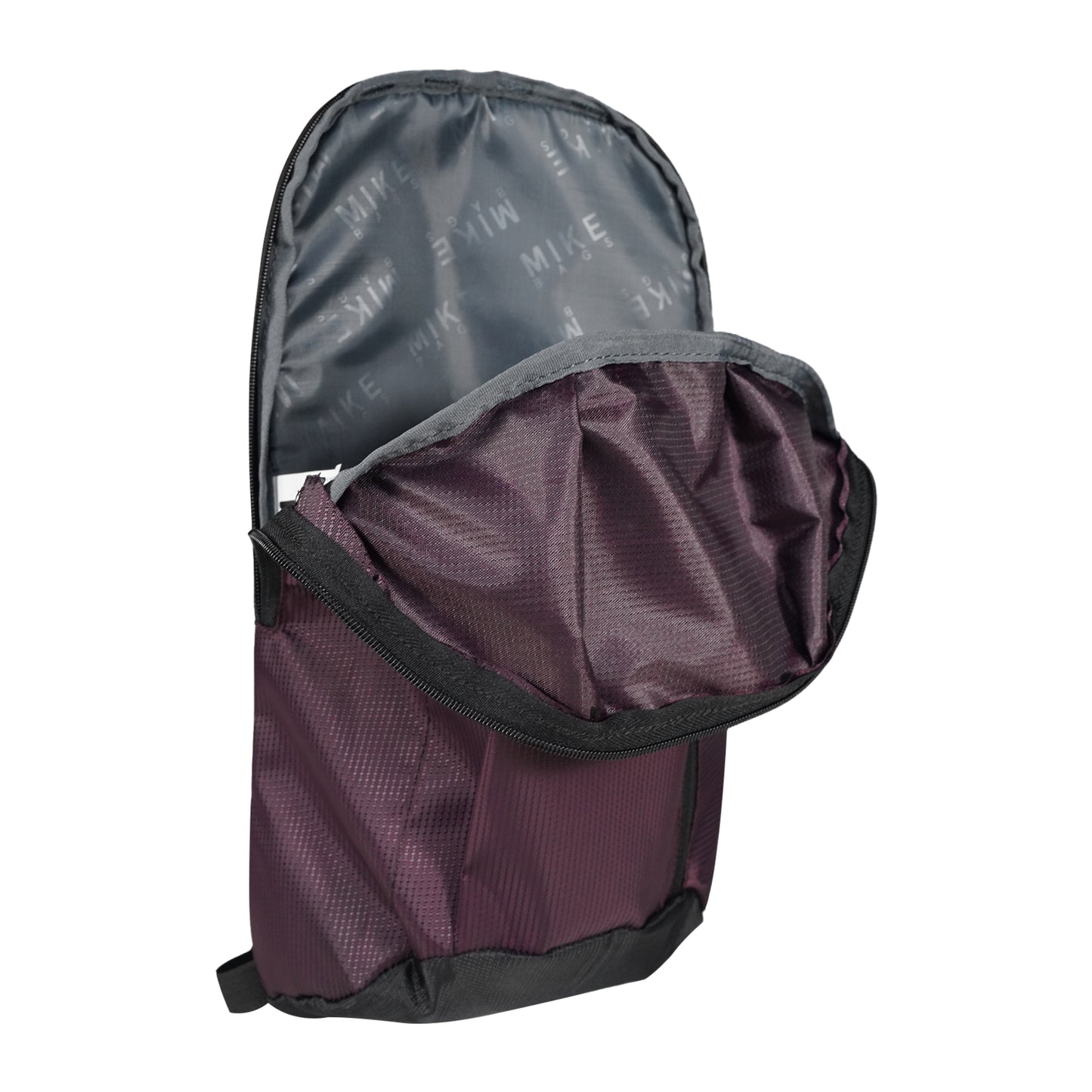 Mike Bags Outdoor Backpack - Dark Purple | 10L Kids Backpack for School, Travel & Hiking
