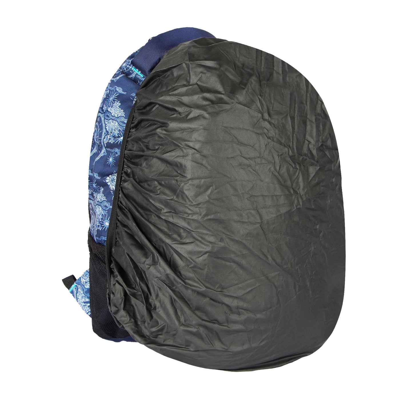 Mike Razor Deluxe Laptop Backpack with Rain Cover - Navy Blue