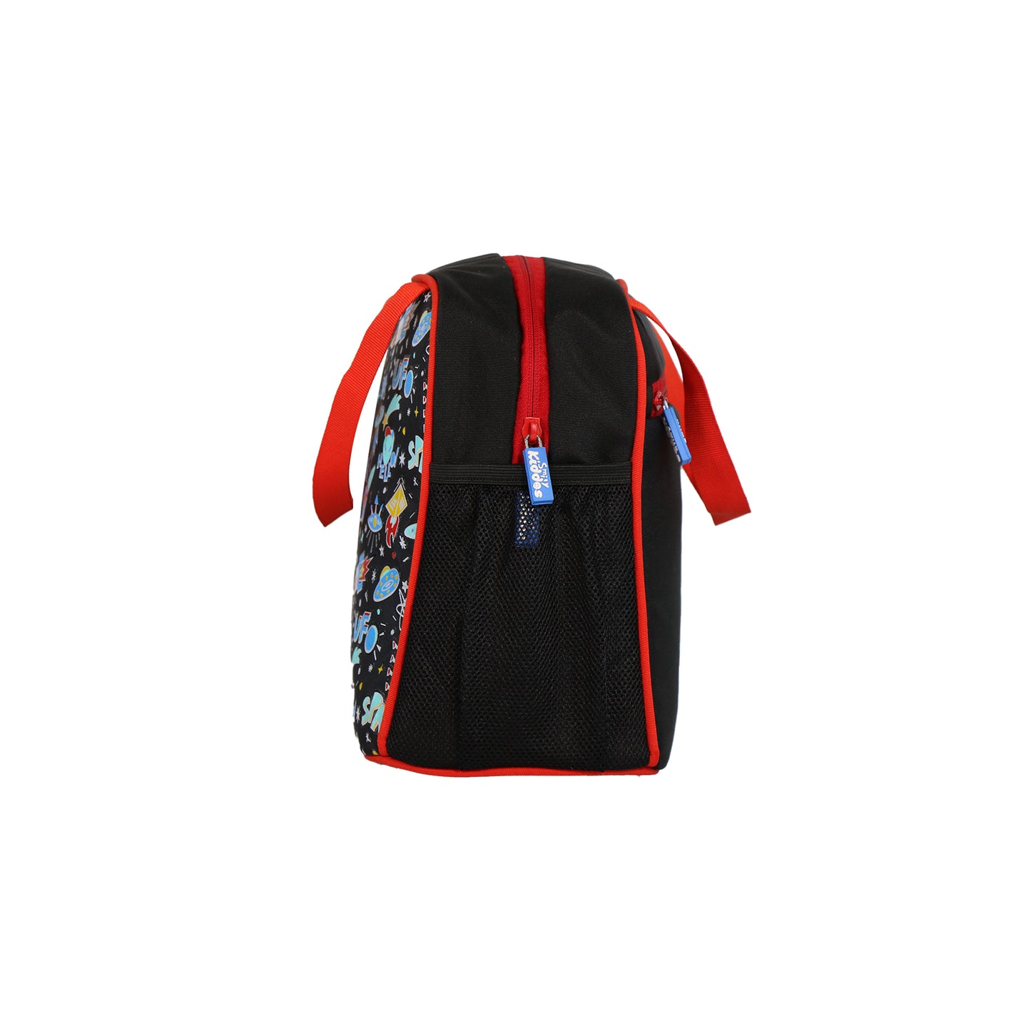 3 in 1 School Bag Includes lunch bag, 14 inch School Bags, & pencil case in box packing (1 Set Black)