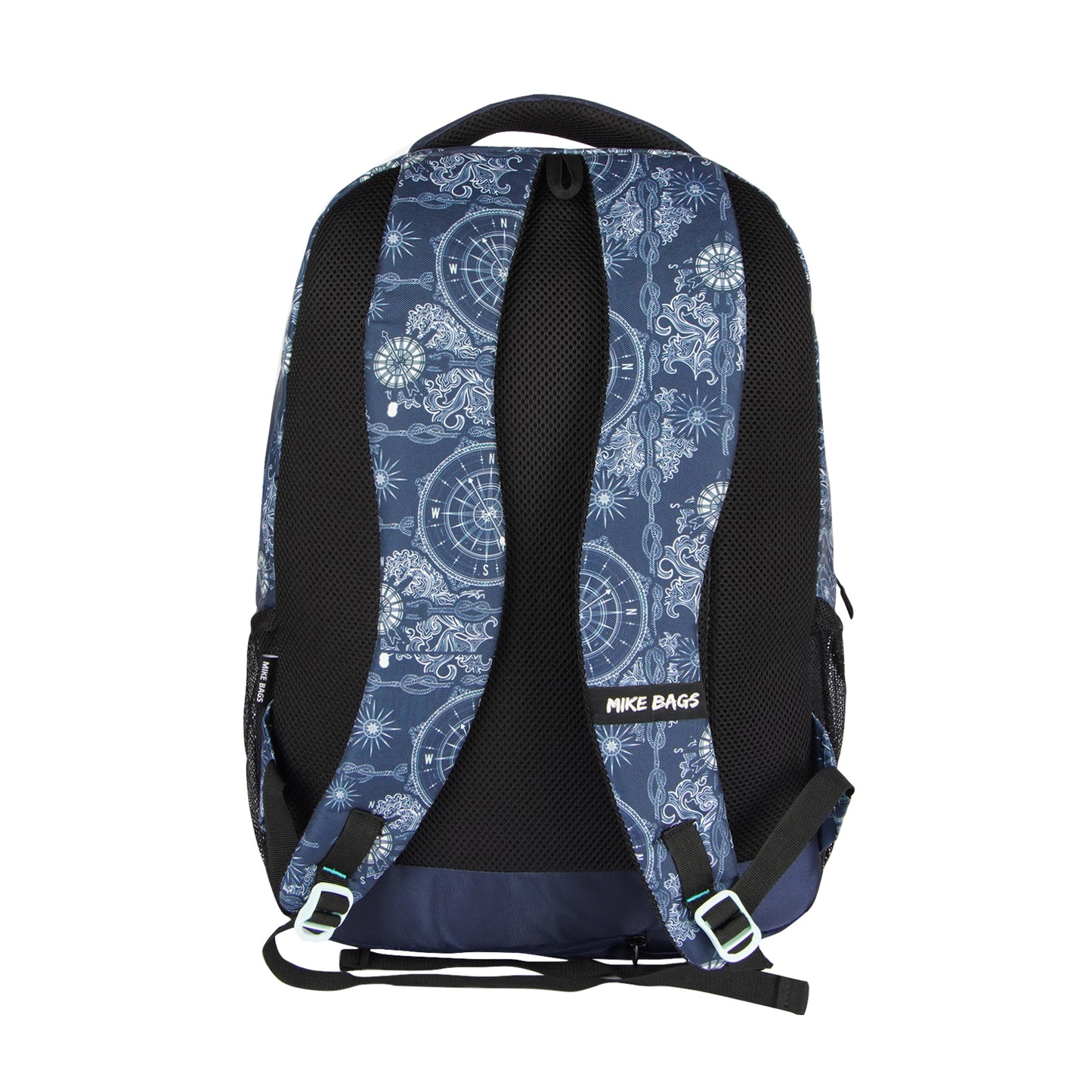 Mike Razor Deluxe Laptop Backpack with Rain Cover - Navy Blue