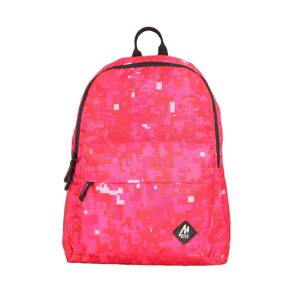 Mike Day Pack Lite - Geometric Print Pink