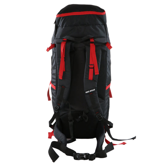 Mike Adventure 67L Trekking Backpack - Black and Red