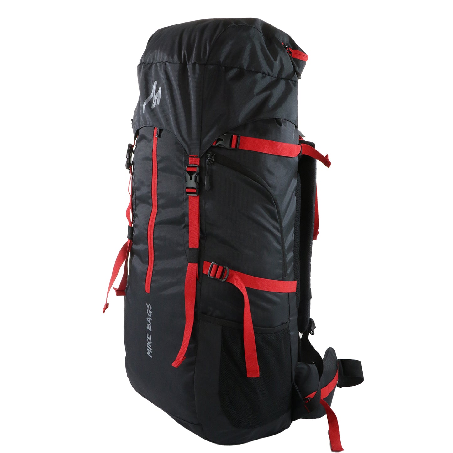Mike Adventure 67L Trekking Backpack - Black and Red