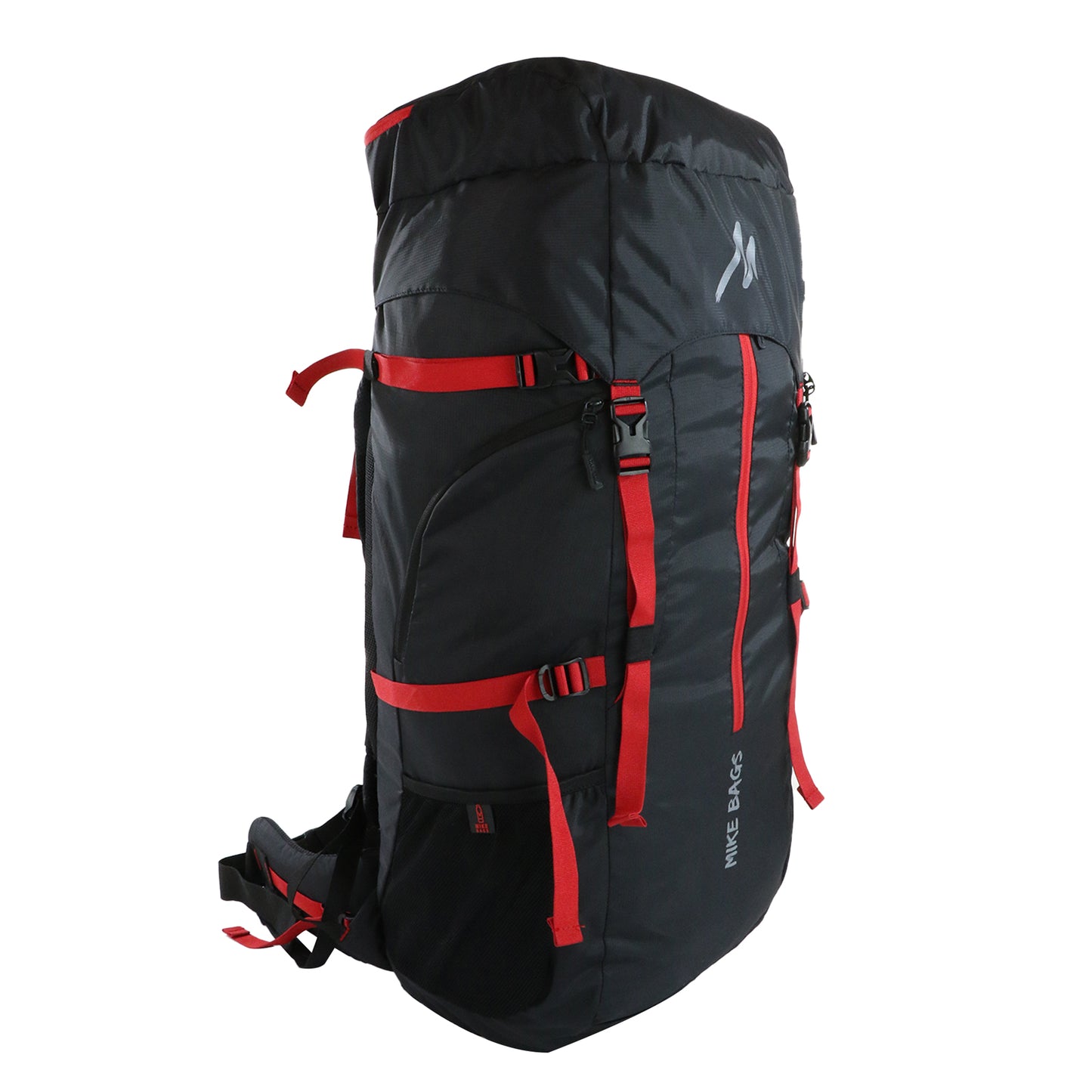 Mike Adventure 67L Trekking Backpack - Black and Red