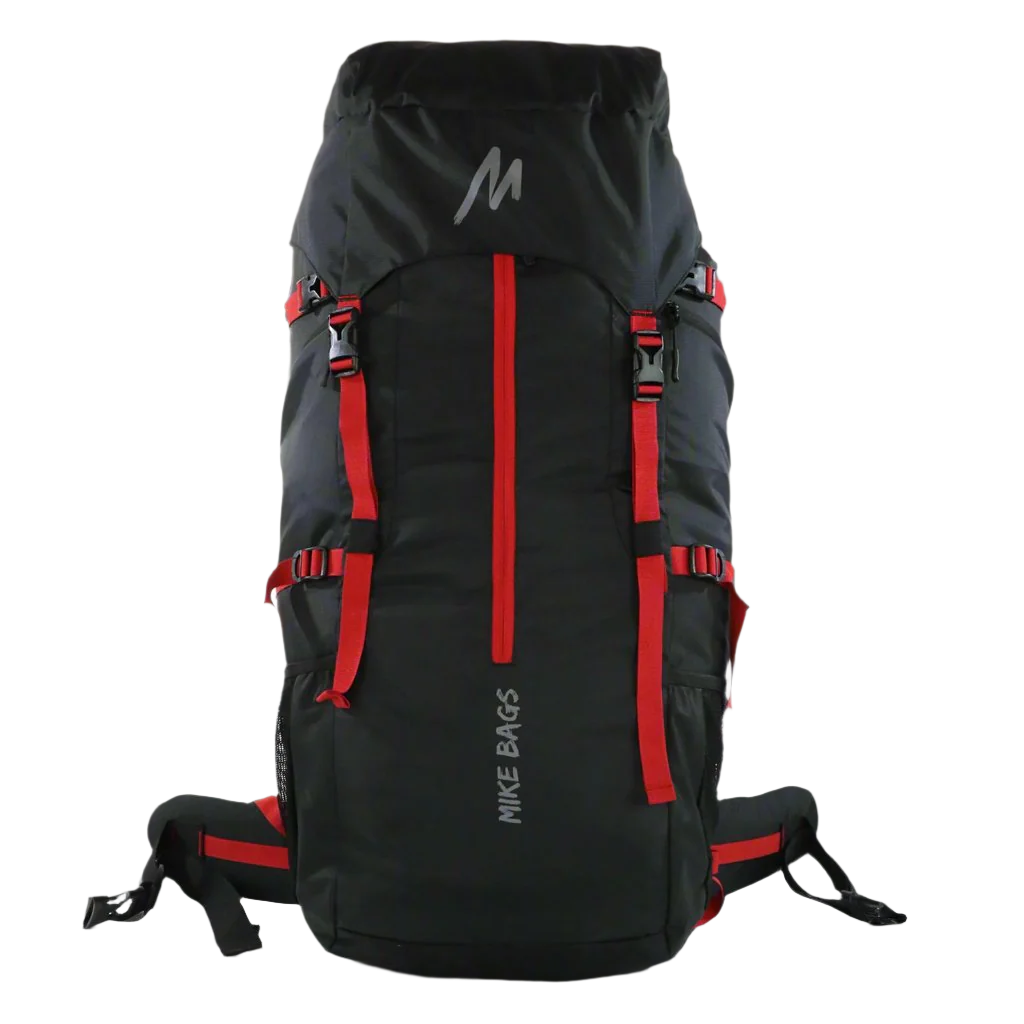 Mike Adventure 67L Trekking Backpack - Black and Red