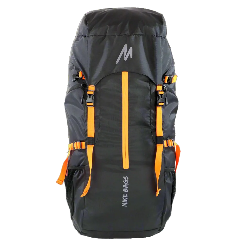 Mike Adventure 67L Trekking Backpack - Black and Orange
