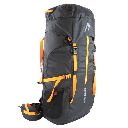 Mike Adventure 67L Trekking Backpack - Black and Orange