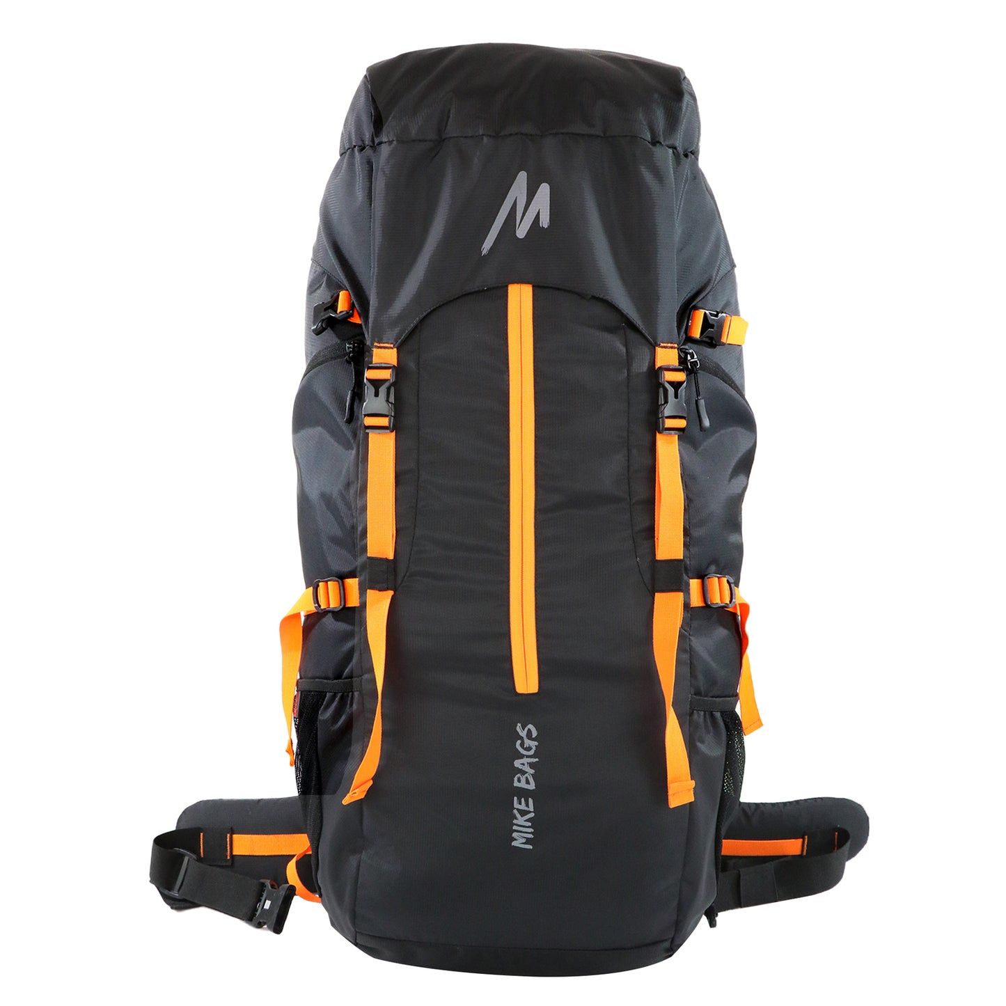 Mike Adventure 67L Trekking Backpack - Black and Orange