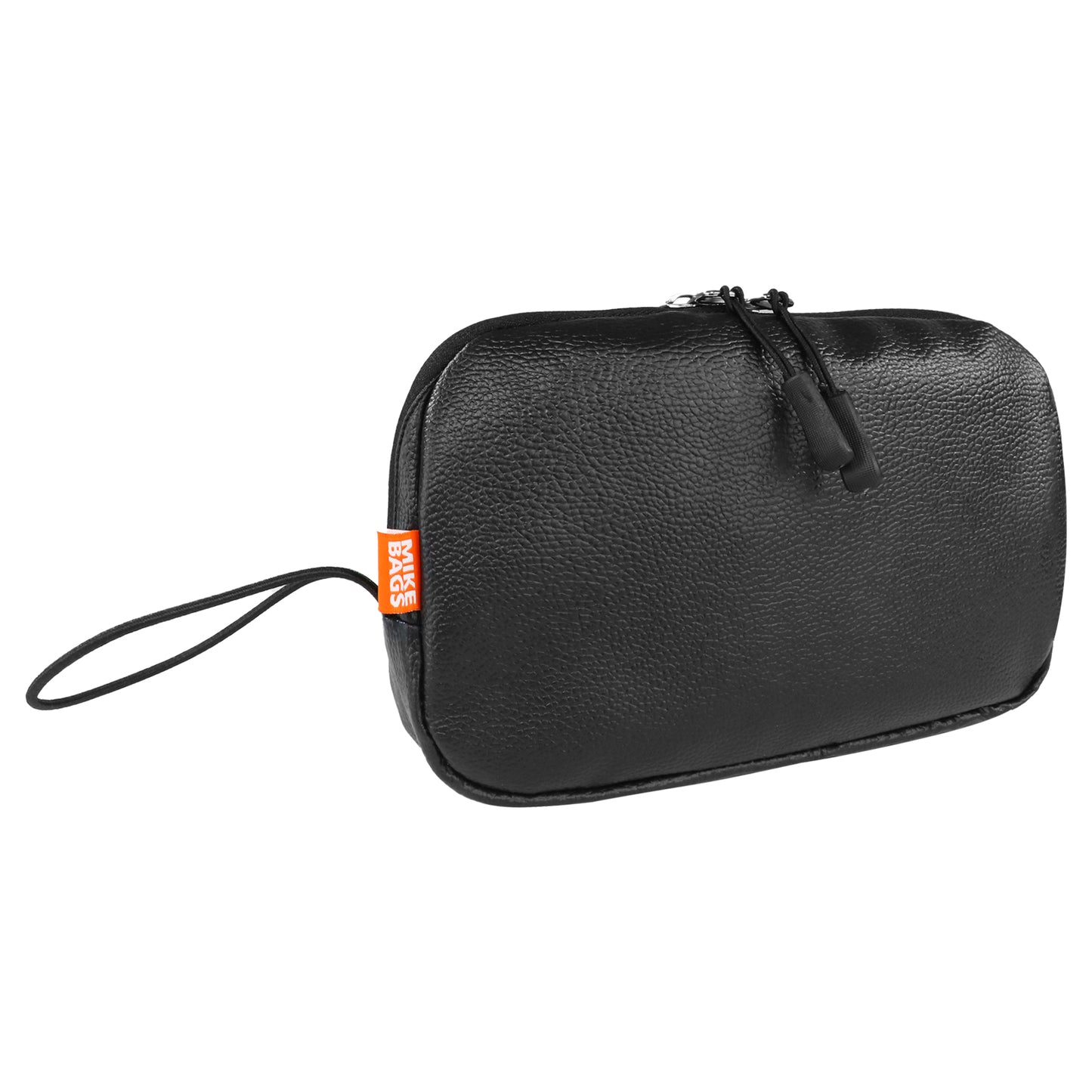 Mike Pu Leather Multipurpose Pouch - Black