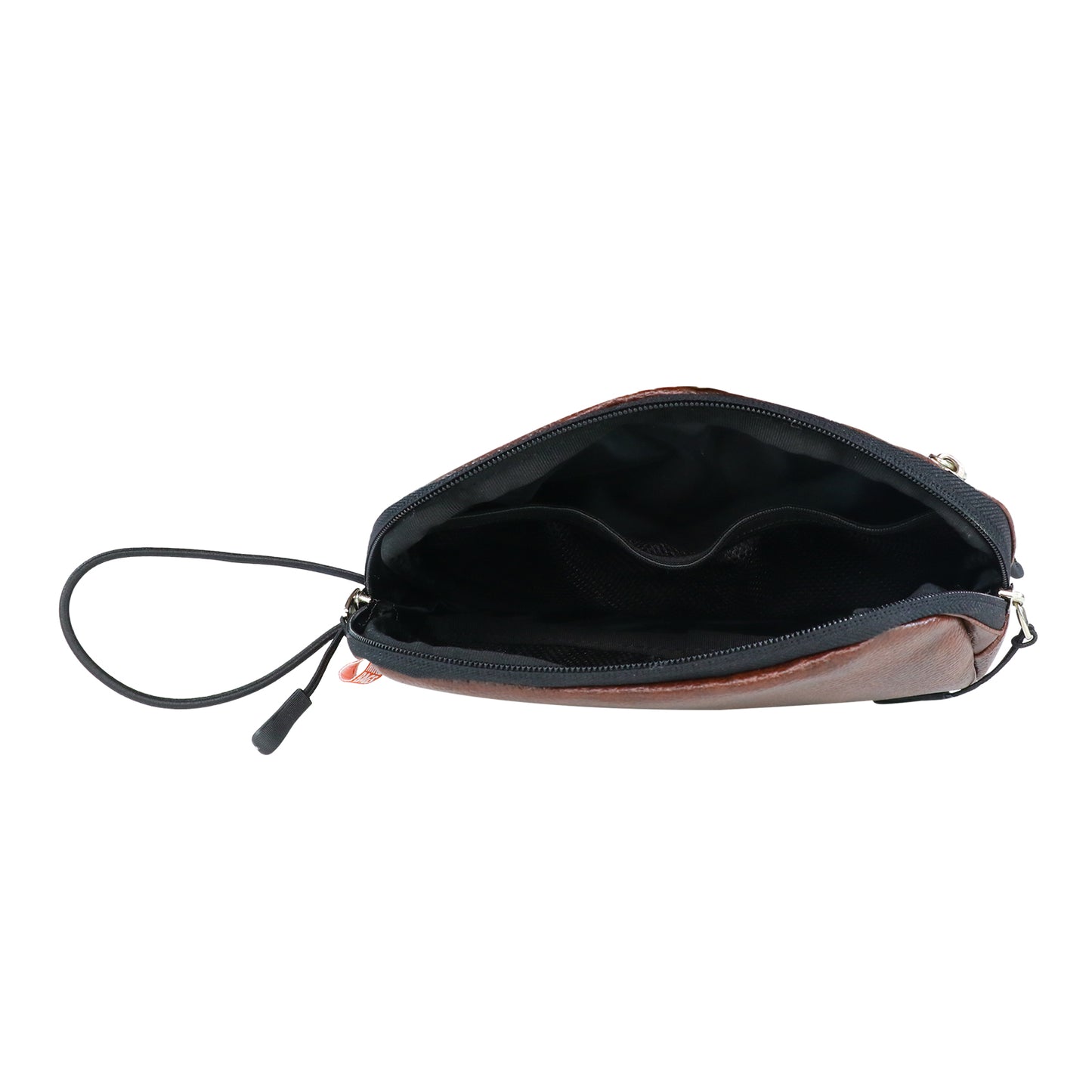 Mike Pu Leather Multipurpose Pouch - Brown