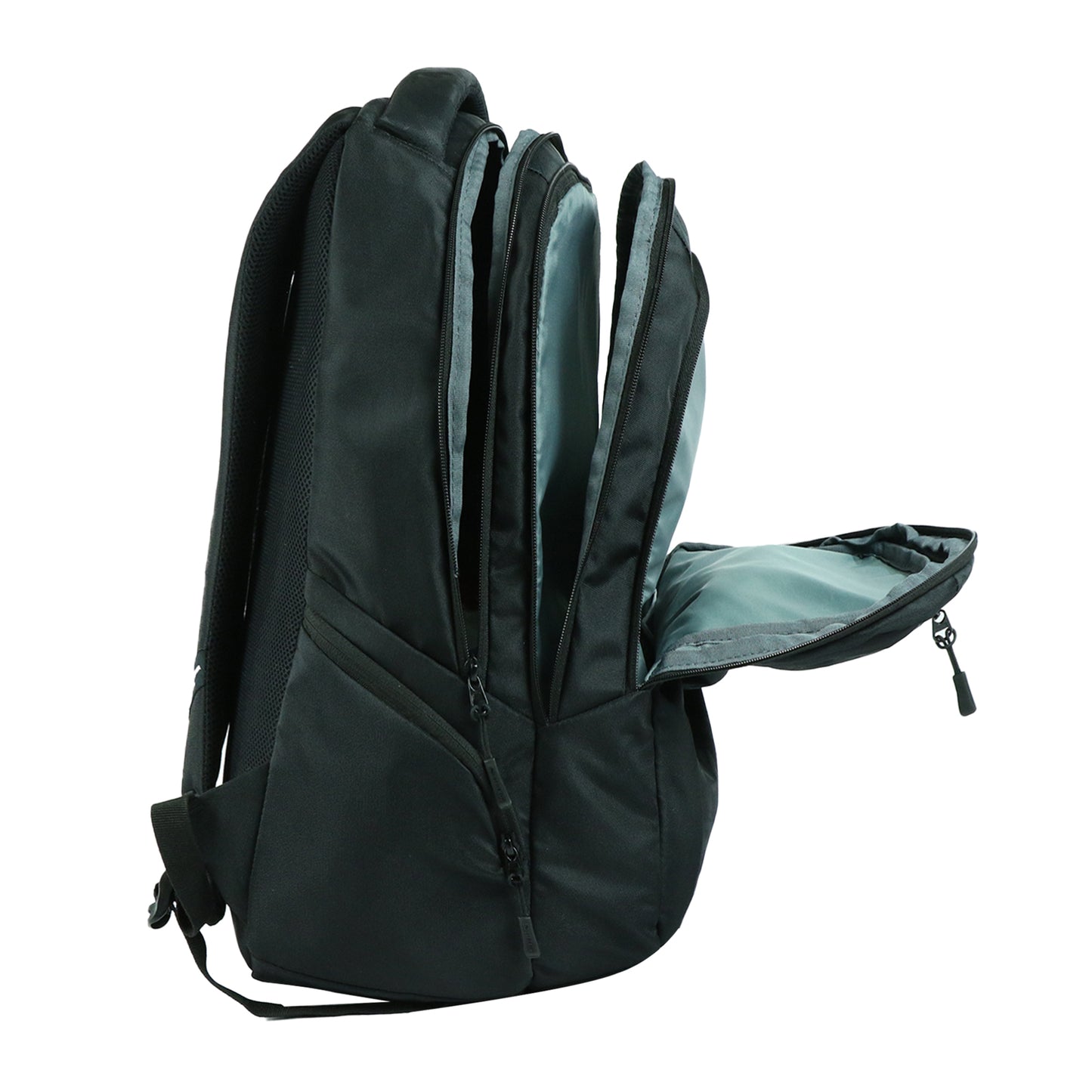 Gladiator deluxe laptop backpack with rain cover - black