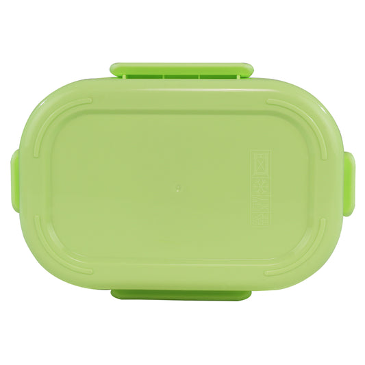 Smily kiddos Stainless Steel Roar Dino Theme Lunch Box - Green - medium for 3+ years