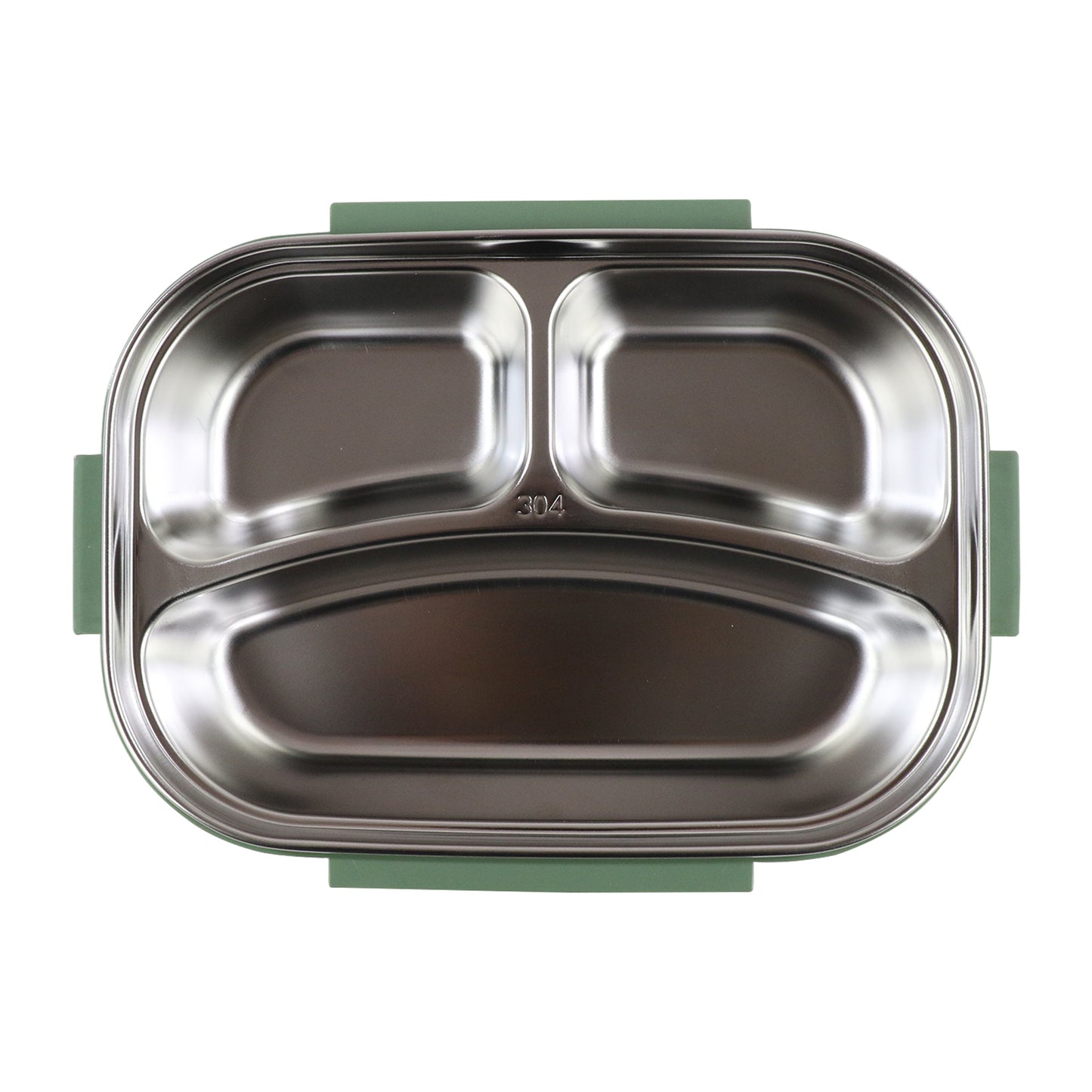 Smily kiddos Stainless Wildlife Theme Lunch Box - Green- Large