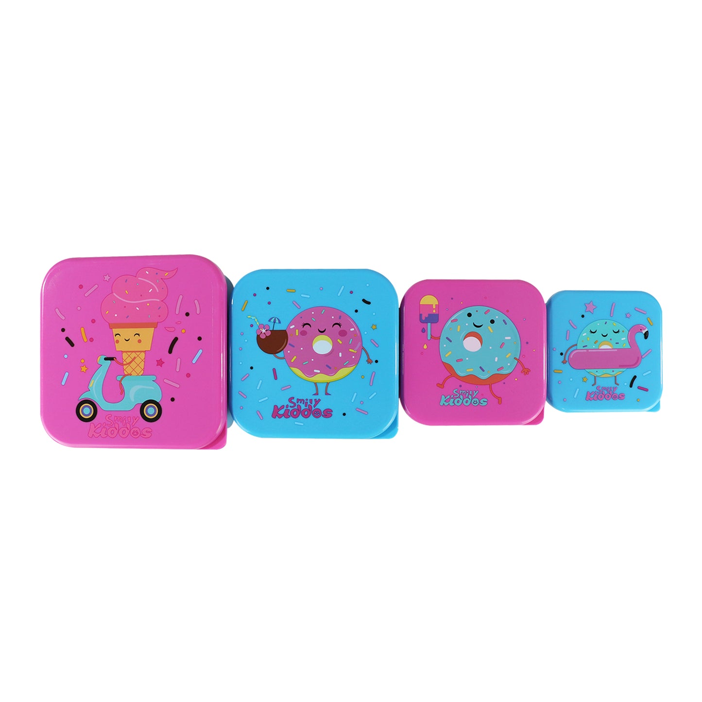 Smily Kiddos 4 in 1 container - Dessert Theme