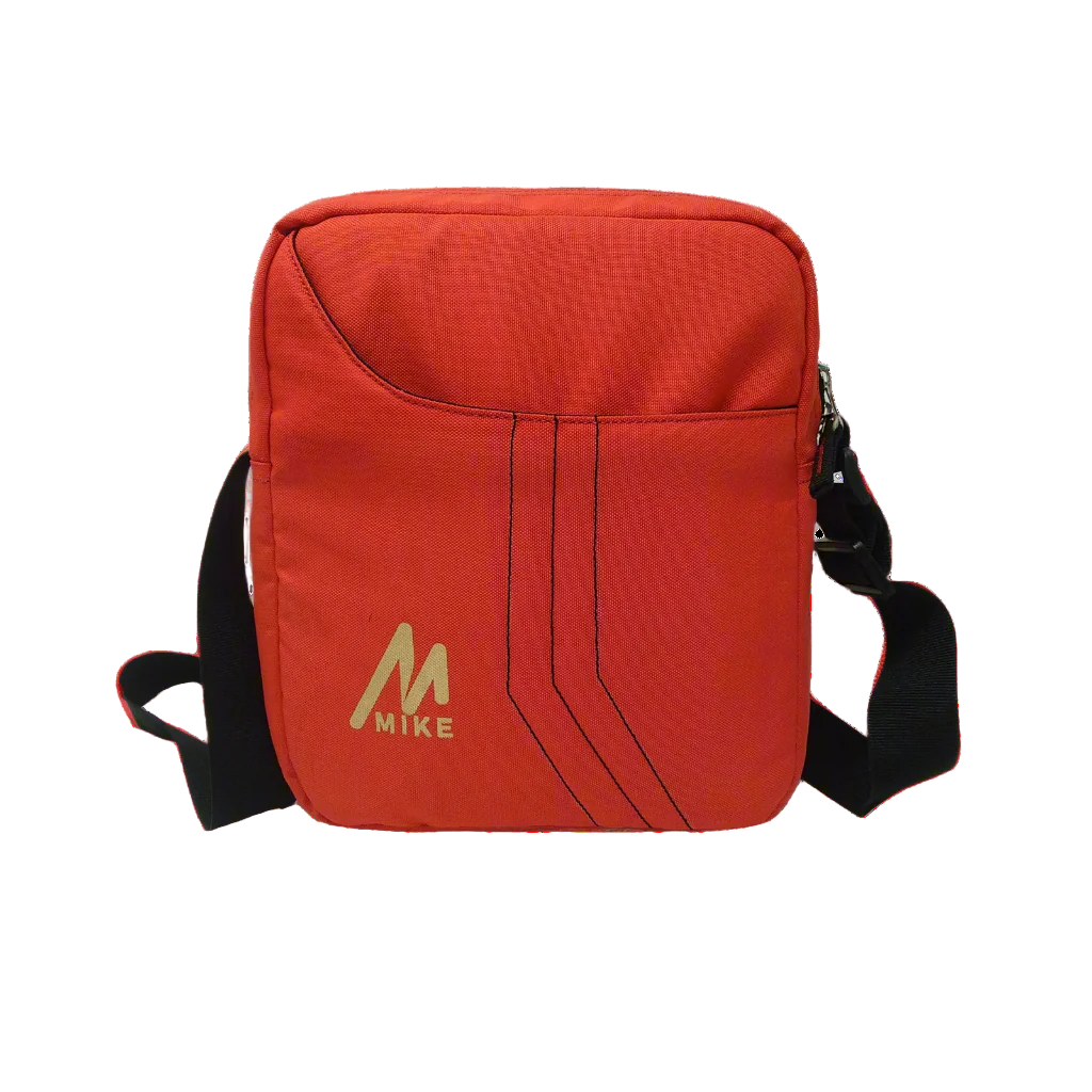 Mike Solid Messenger Bag Red - Main Image