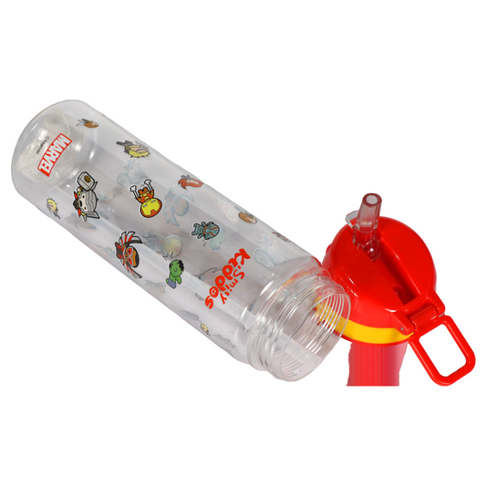 Smily KiddosMarvel Super Heroes Straight Water Bottle Pink