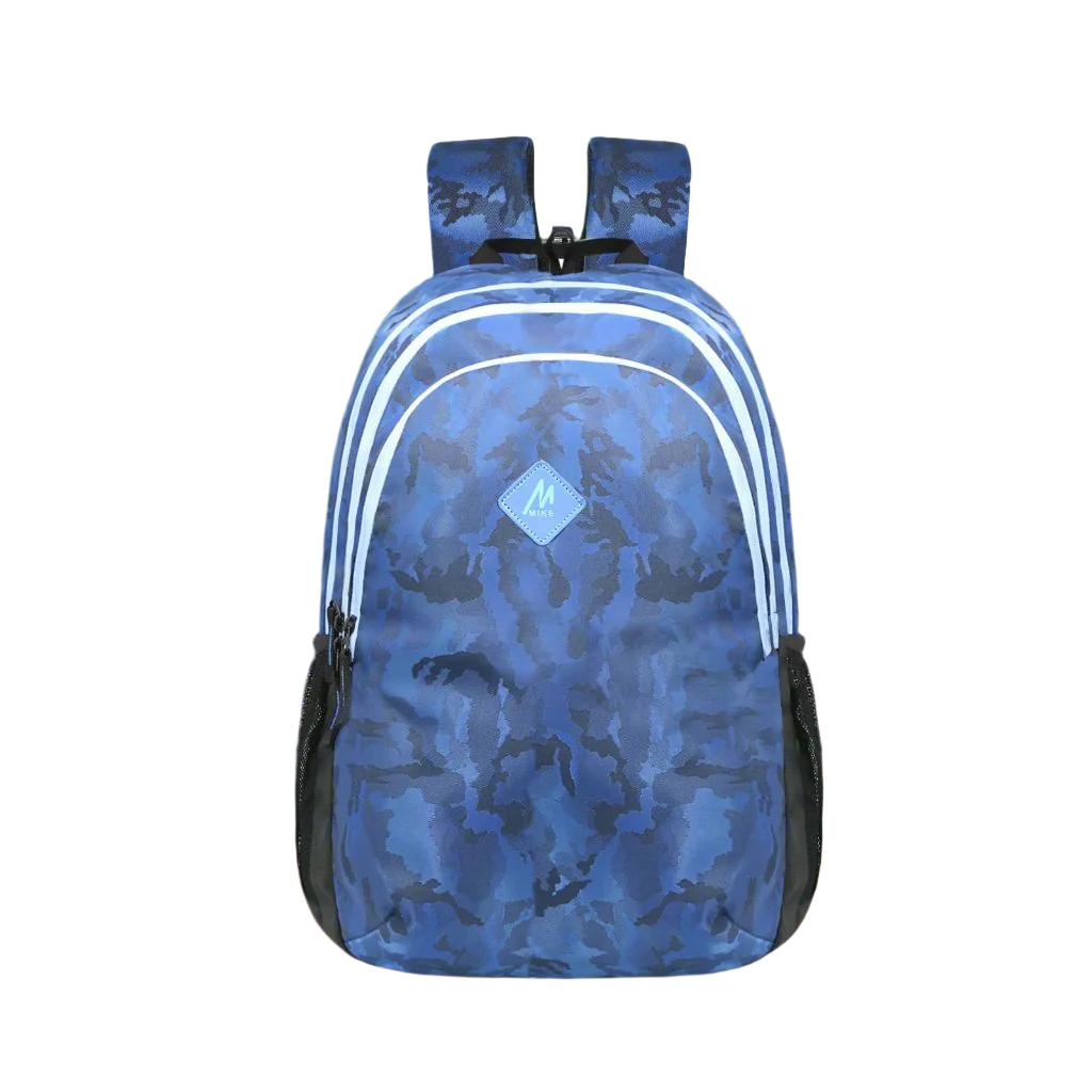 Mike Cosmo Casual Backpack - Camo Blue