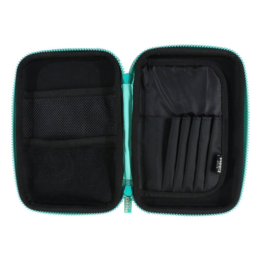 Smily Kiddos Single compartment Eva pencil case - Llama Theme Green