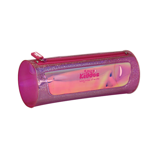 Smily Sparkle Translucent Pencil Pouch Purple