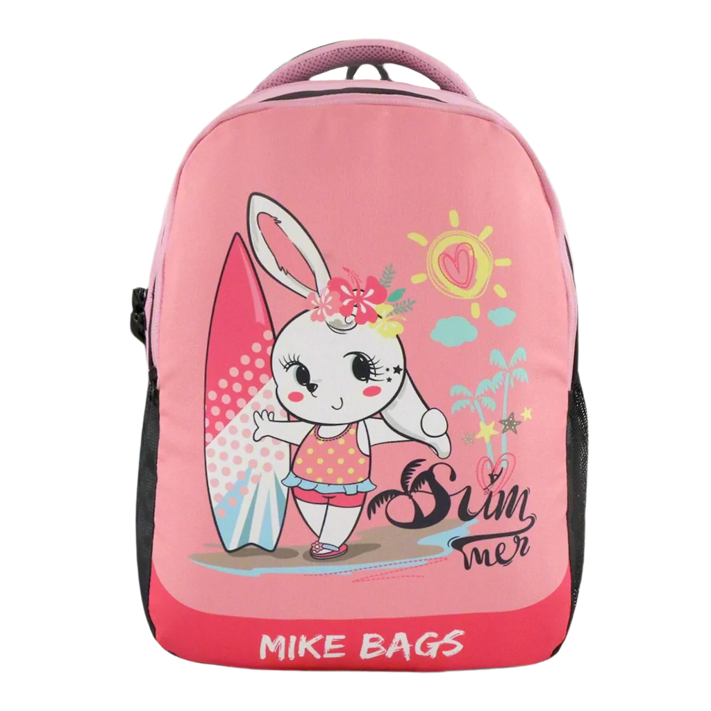 Mike Preschool Backpack Summer Bunny - Pink