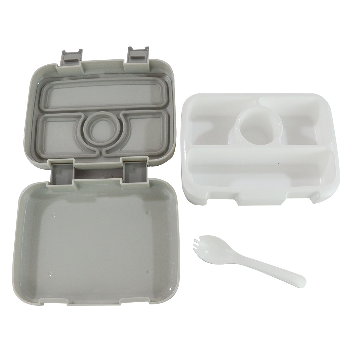 Smily Kiddos Bento Lunch box -Grey