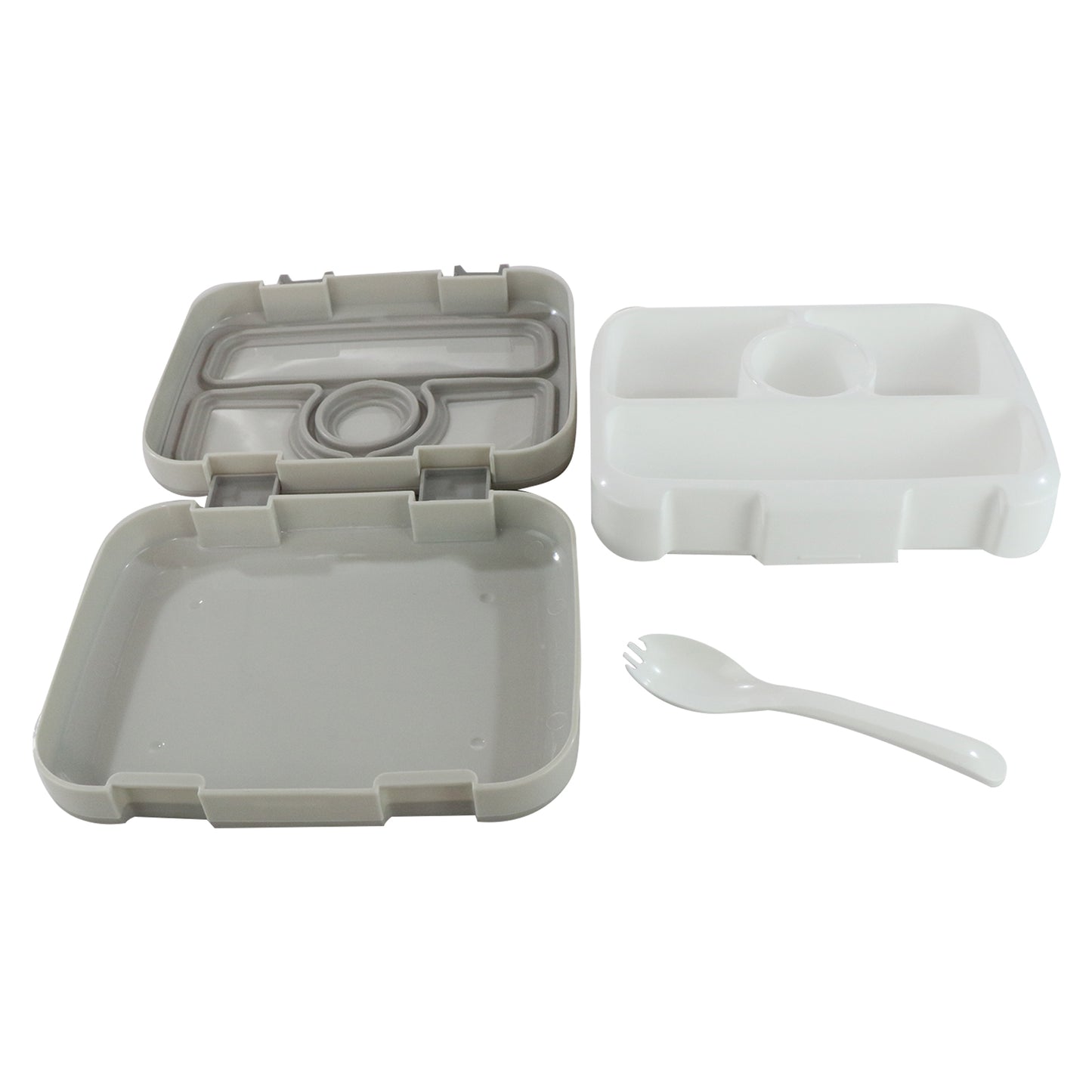 Smily Kiddos Bento Lunch box -Grey