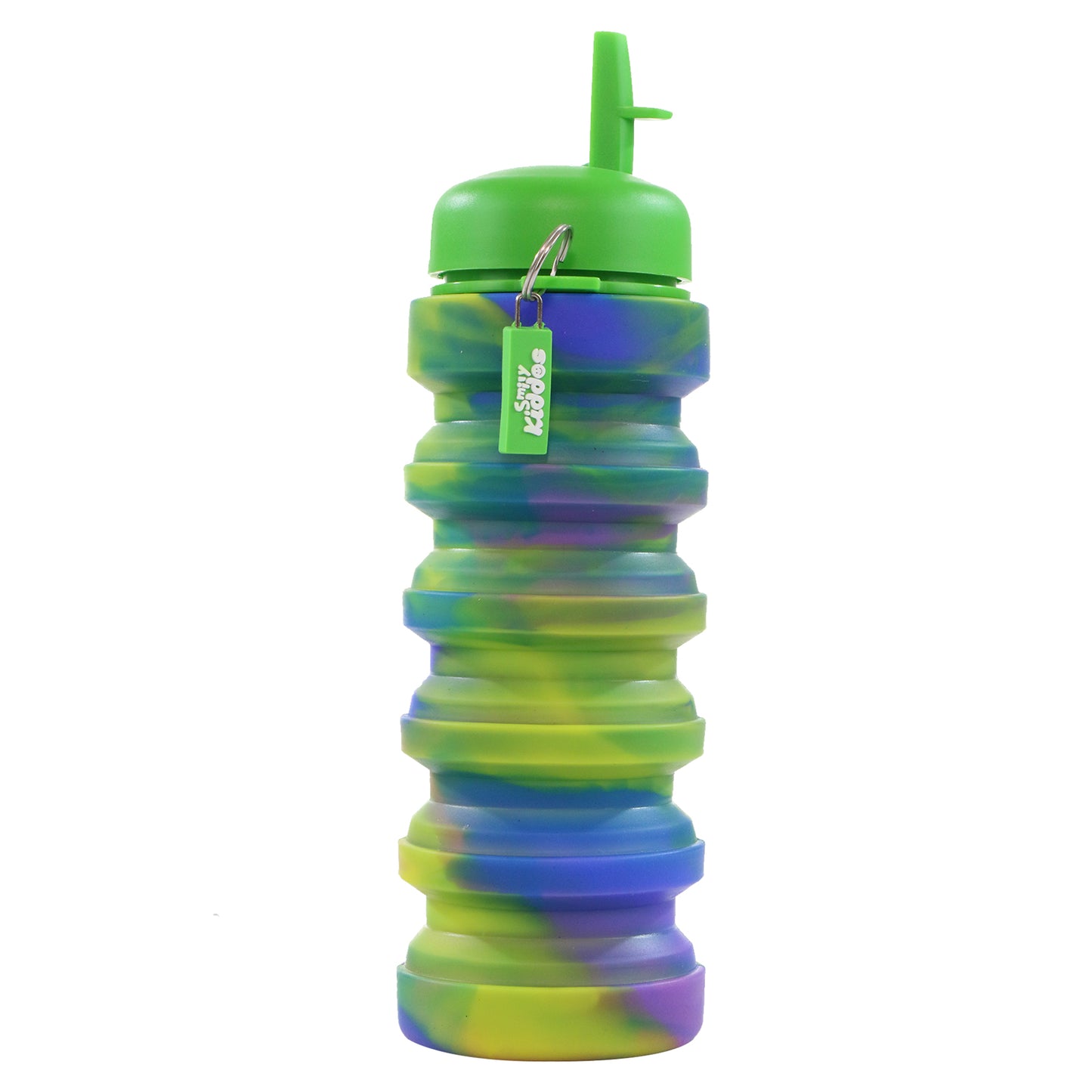 Smily Kiddos Silicone Expandable Bottle - Lemon Green