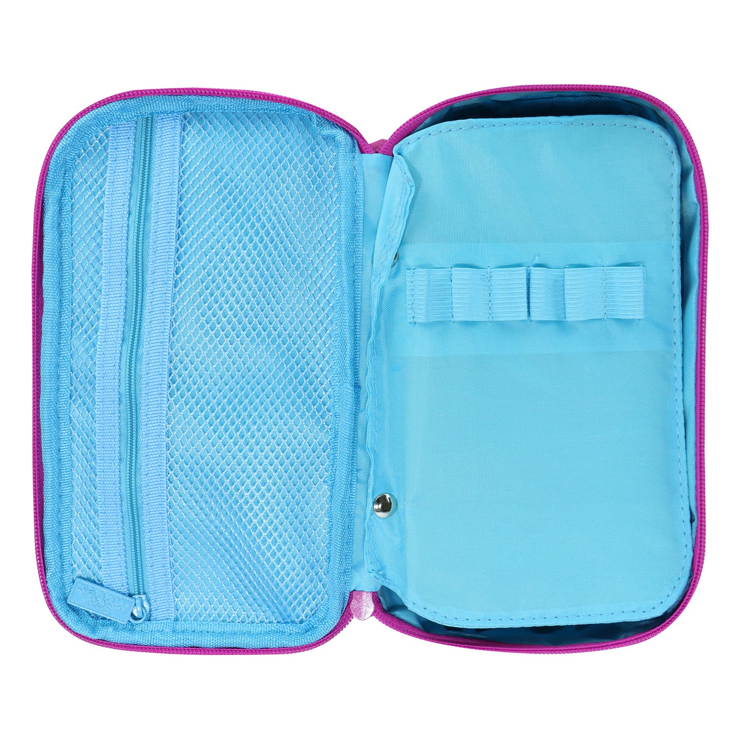 Smily Kiddos Multipurpose Pencil Case Swan Theme Light Blue