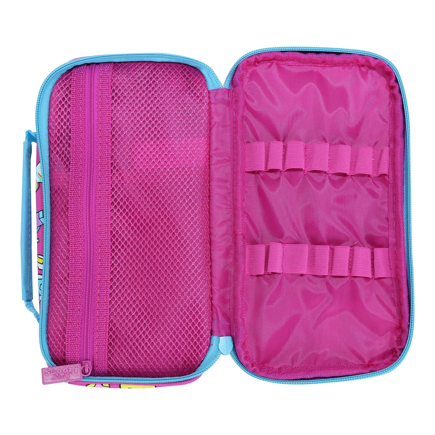 Smily Kiddos Multipurpose Pencil Case Fun Theme Pink