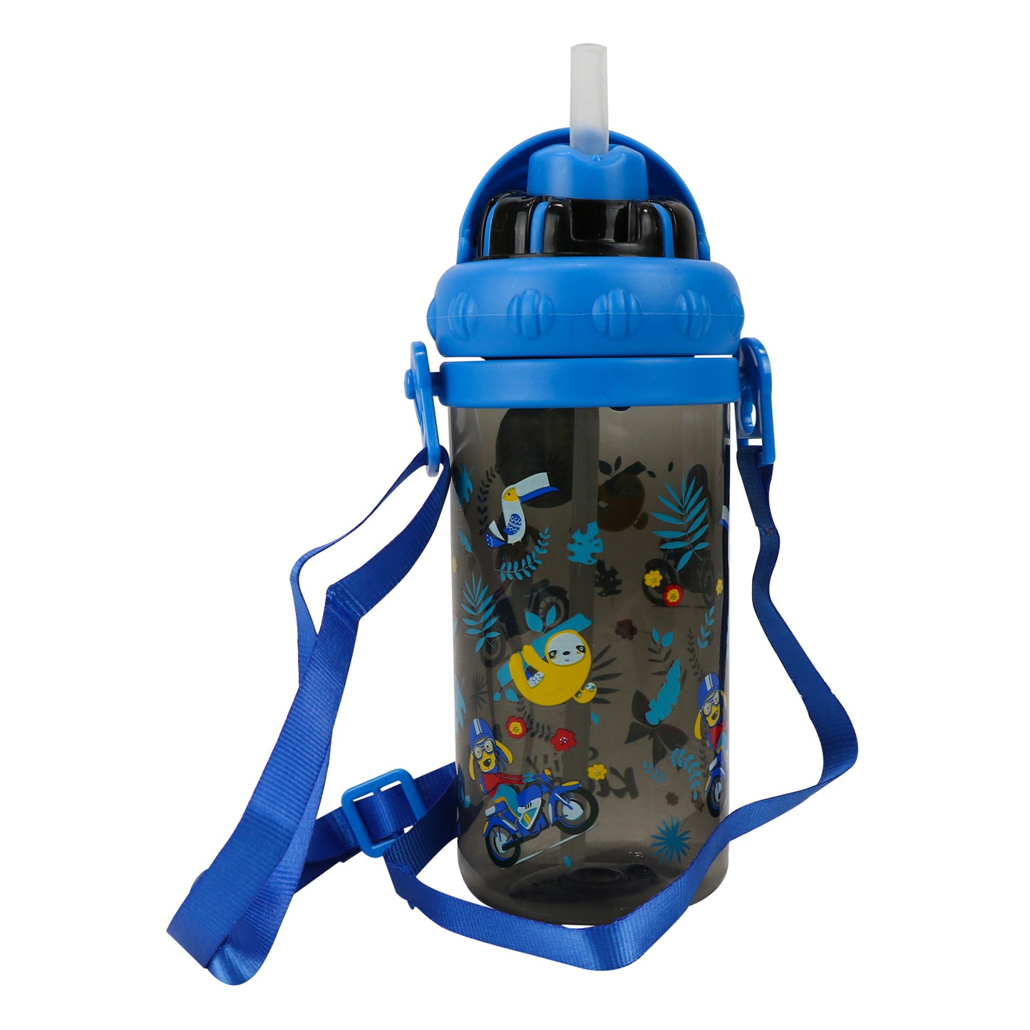 Smily Sipper Water Bottle Black