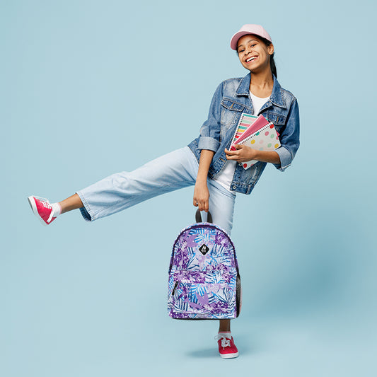 Mike Blossom Daypack Buy one Get one Bag Blue Yellow, Purple