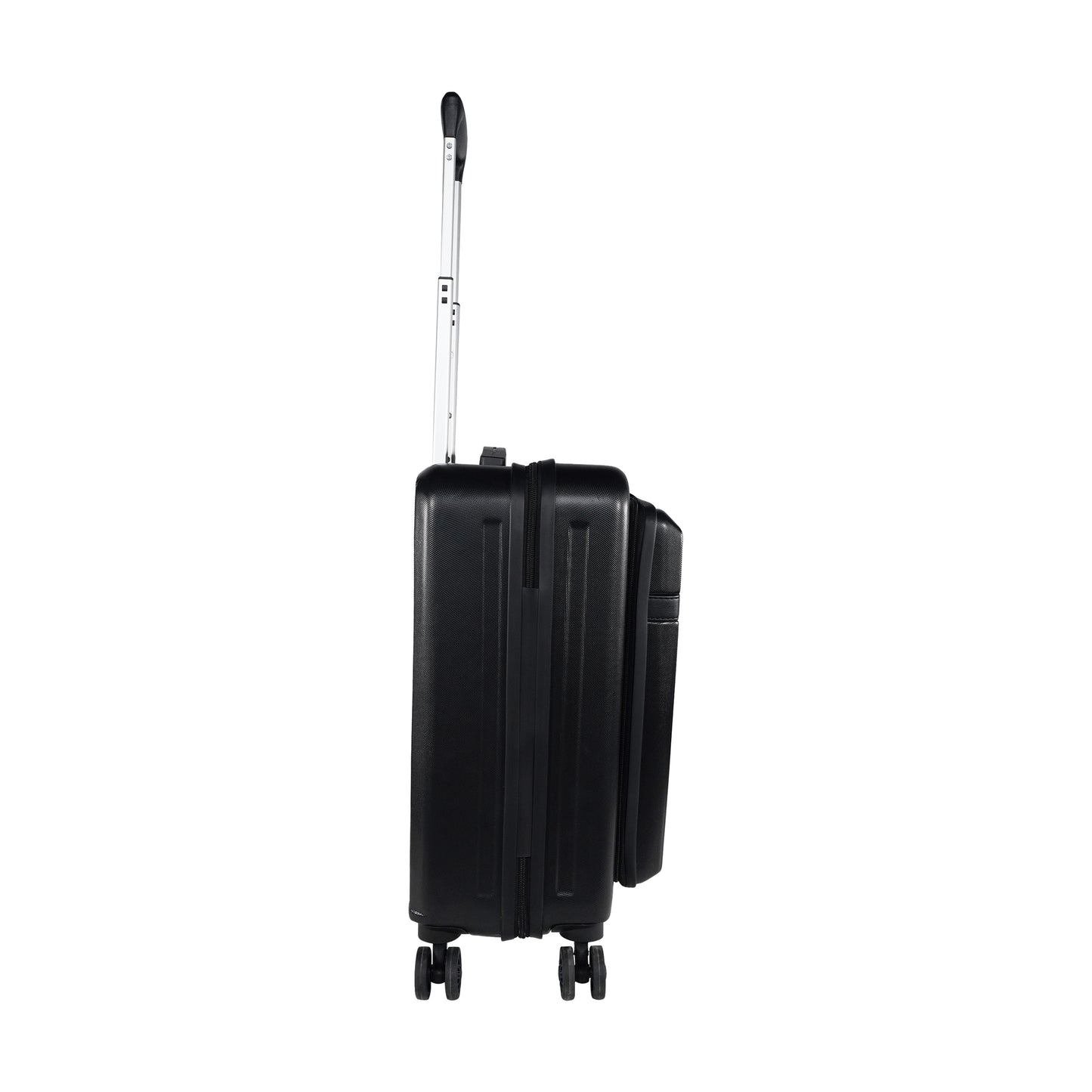 Mike Nova Hard Case Trolley Bag - Black