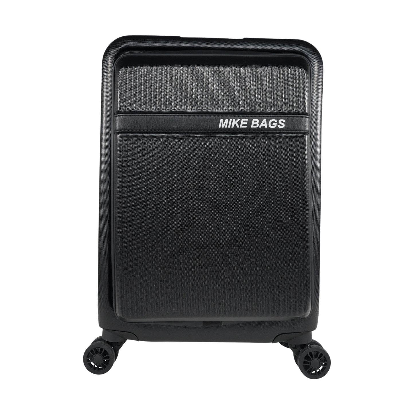 Mike Nova Hard Case Trolley Bag - Black