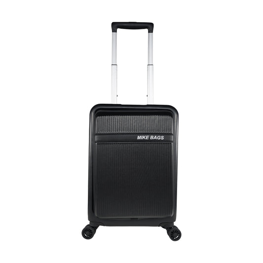 Mike Nova Hard Case Trolley Bag - Black