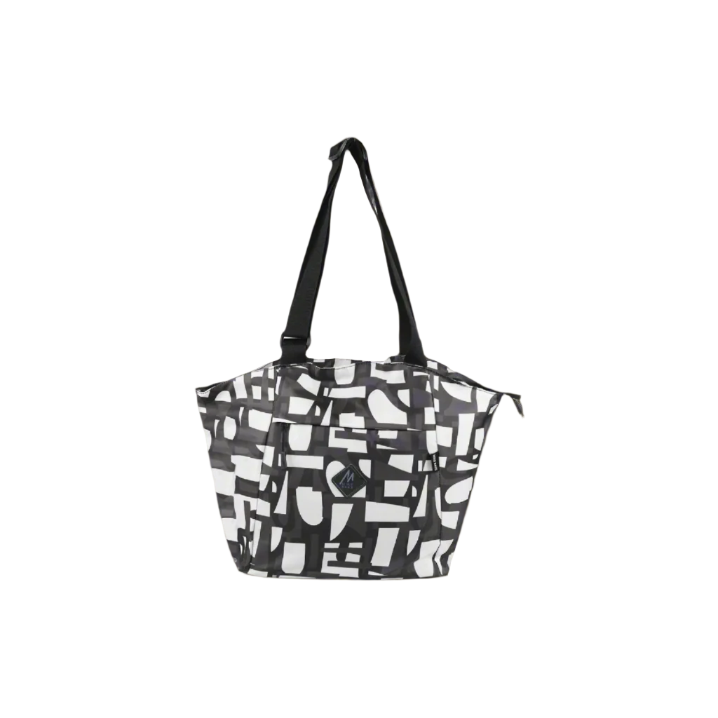 Mike Florence Hand Bag -Grey & White