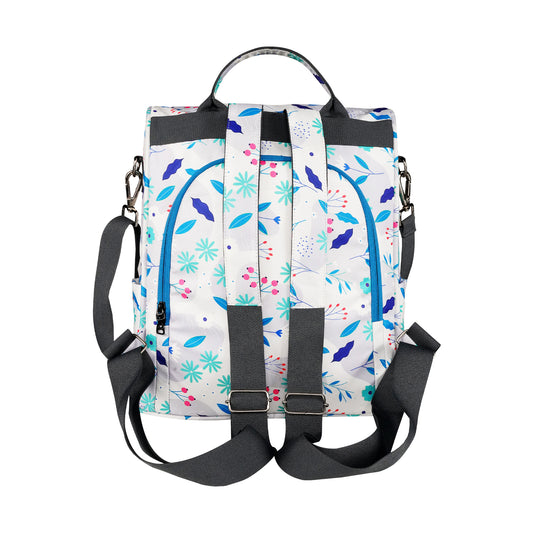 Mike Luxe Bag - White & Blue