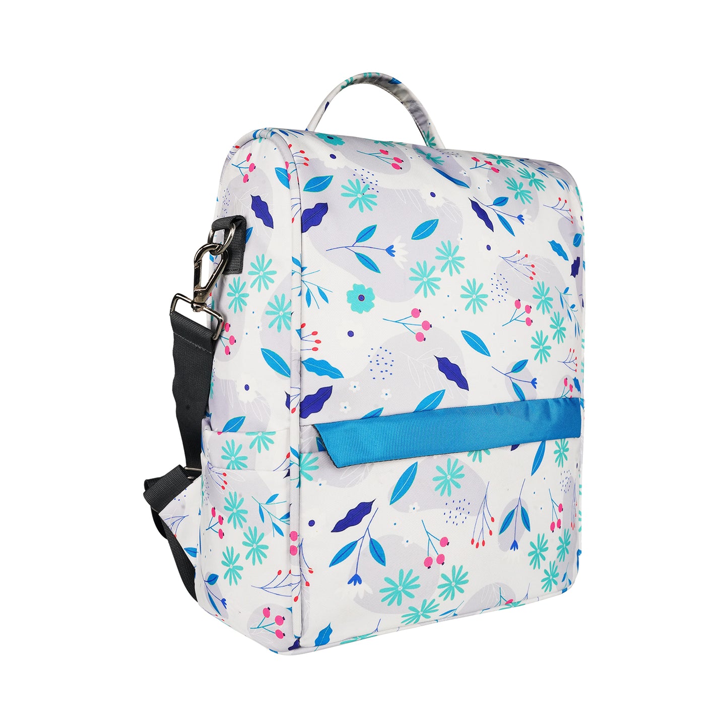 Mike Luxe Bag - White & Blue