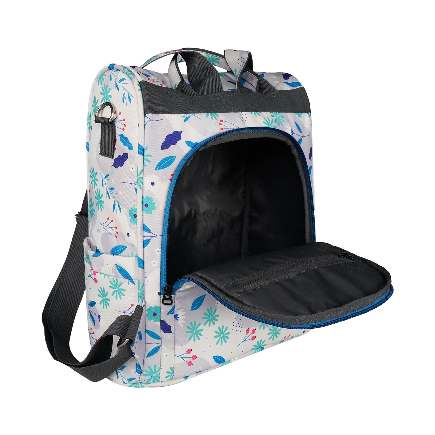 Mike Luxe Bag - White & Blue