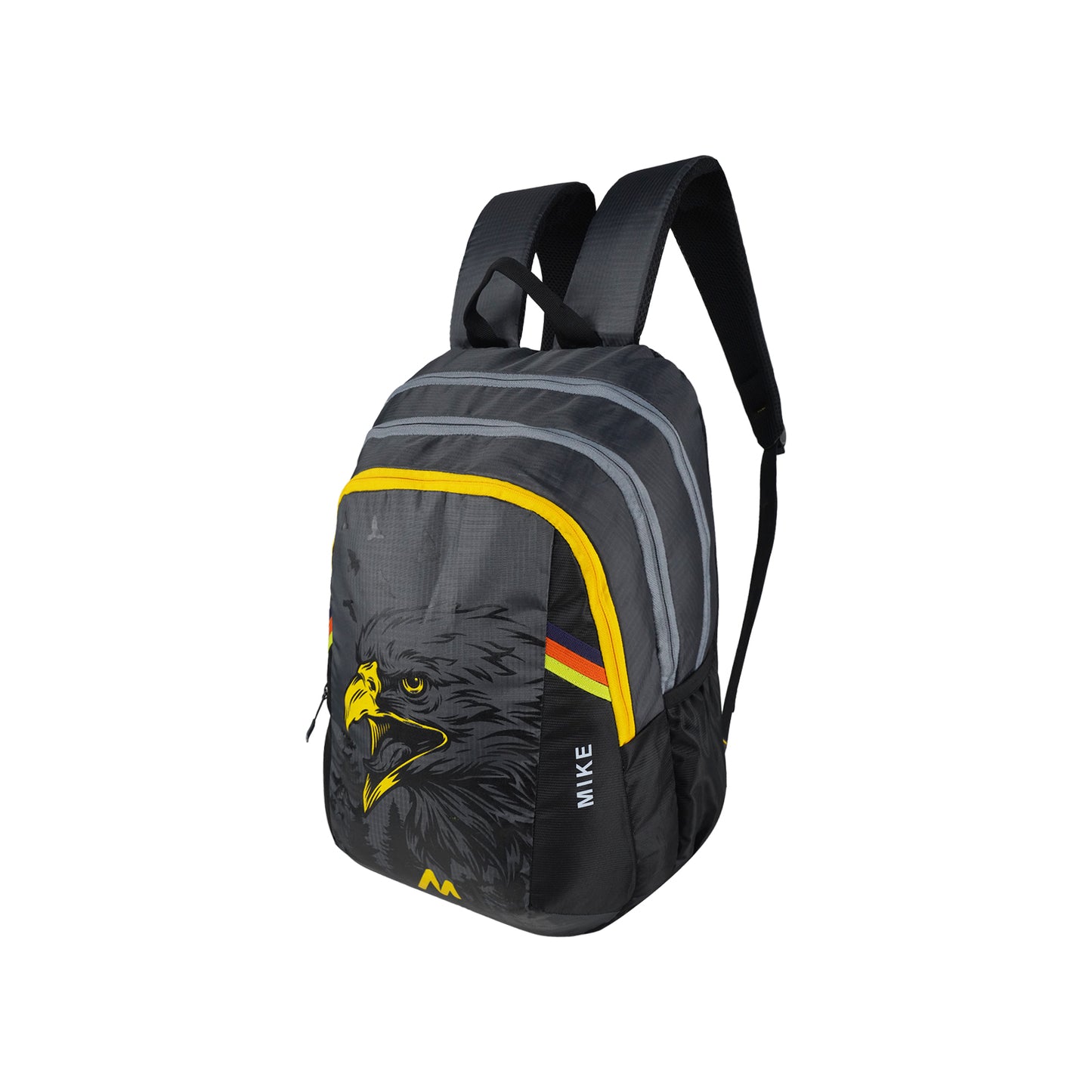 Mike 27 Liters Steller Backpack - Eagle Theme (Black)