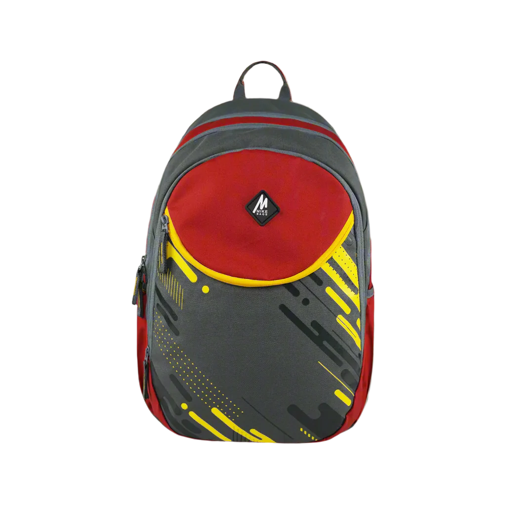 Mike Core Laptop Backpack - Rust & Grey
